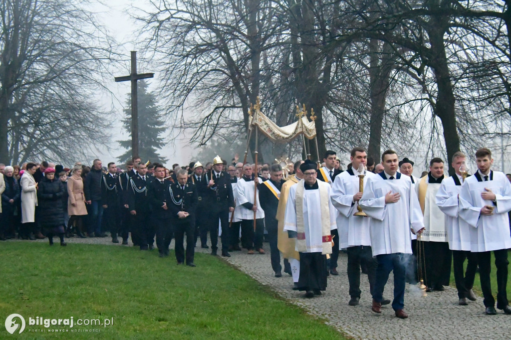 Procesja Rezurekcyjna w sanktuarium św. Marii Magdaleny w Biłgoraju