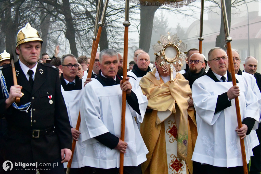 Procesja Rezurekcyjna w sanktuarium św. Marii Magdaleny w Biłgoraju