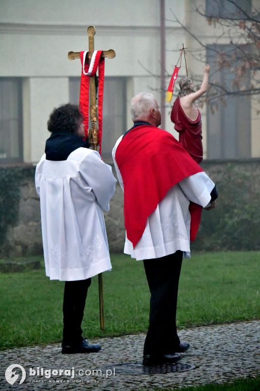 Procesja Rezurekcyjna w sanktuarium św. Marii Magdaleny w Biłgoraju