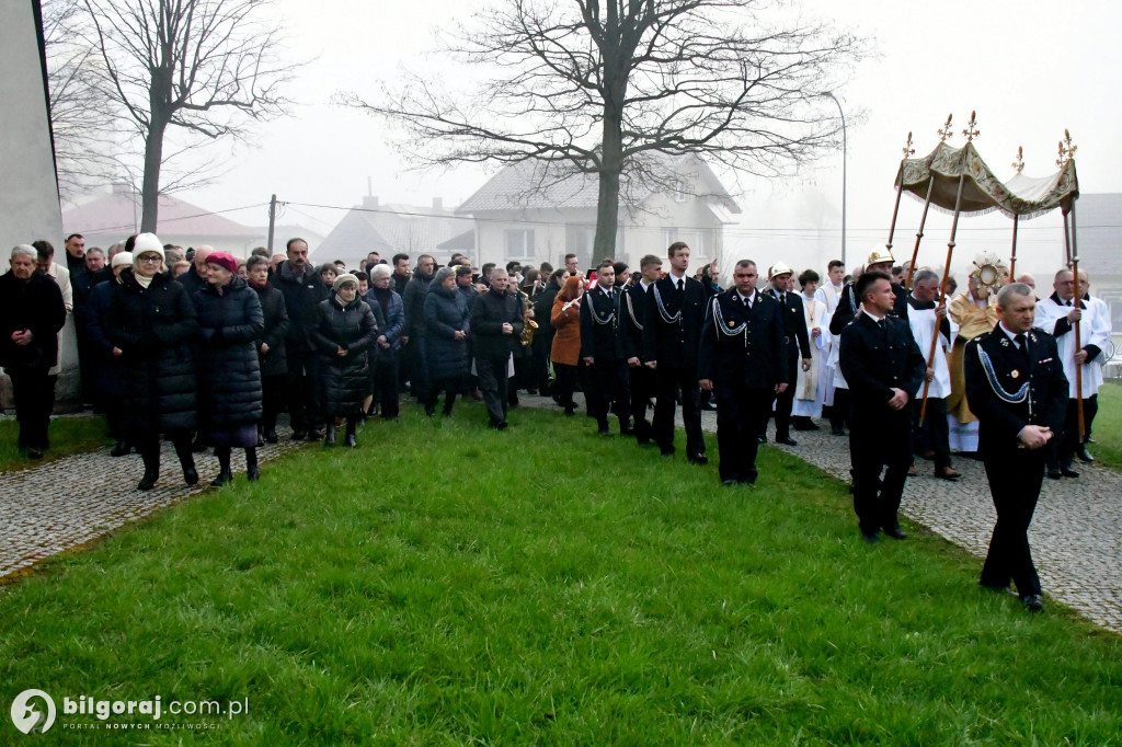 Procesja Rezurekcyjna w sanktuarium św. Marii Magdaleny w Biłgoraju