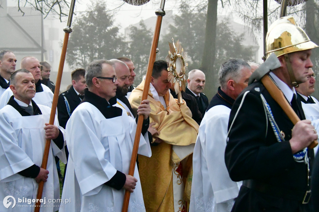 Procesja Rezurekcyjna w sanktuarium św. Marii Magdaleny w Biłgoraju