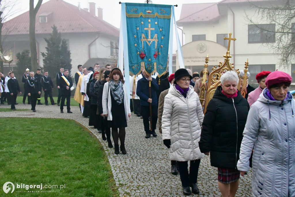 Procesja Rezurekcyjna w sanktuarium św. Marii Magdaleny w Biłgoraju