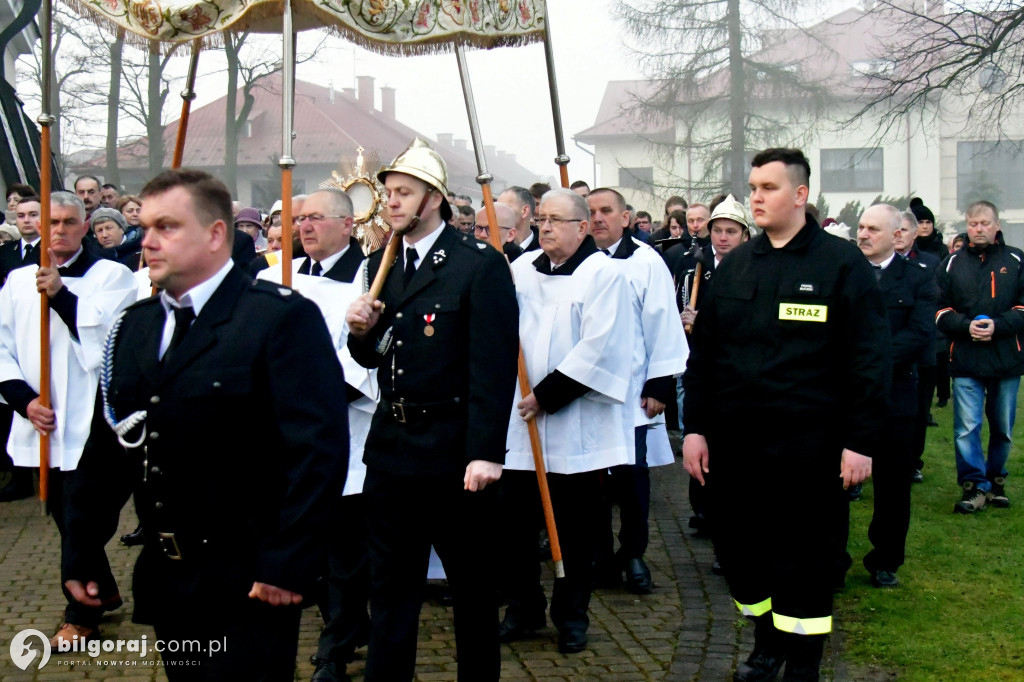 Procesja Rezurekcyjna w sanktuarium św. Marii Magdaleny w Biłgoraju
