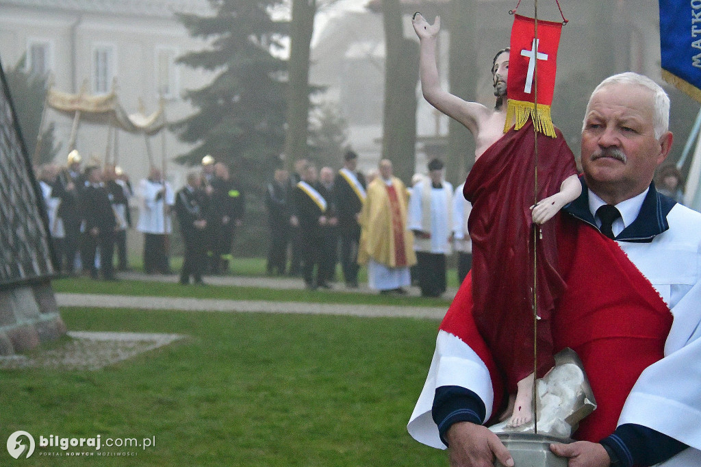 Procesja Rezurekcyjna w sanktuarium św. Marii Magdaleny w Biłgoraju