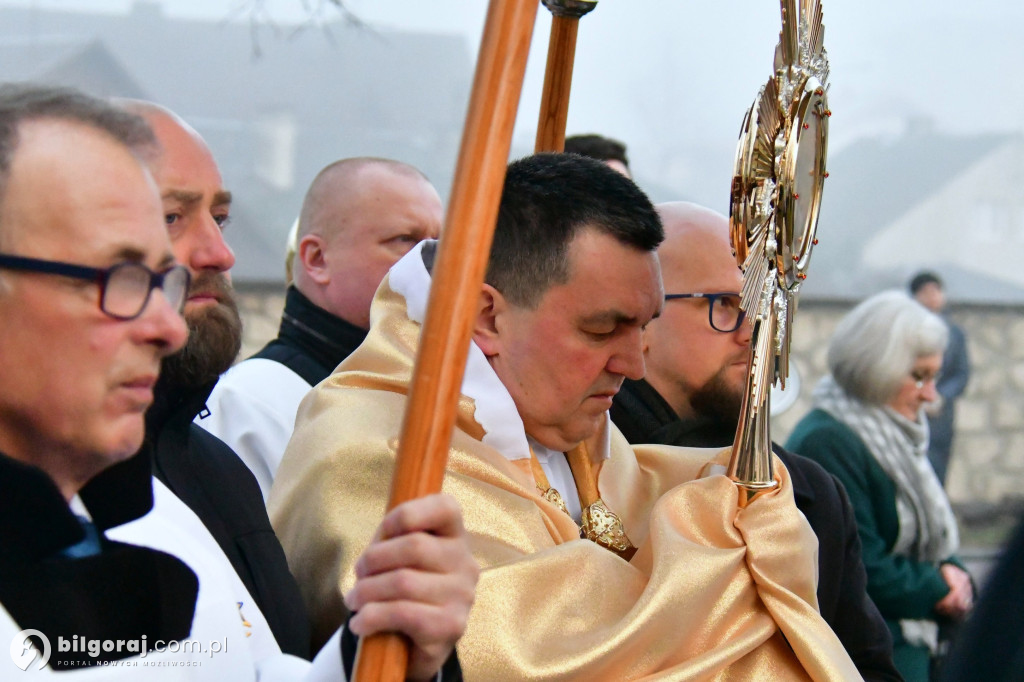 Procesja Rezurekcyjna w sanktuarium św. Marii Magdaleny w Biłgoraju