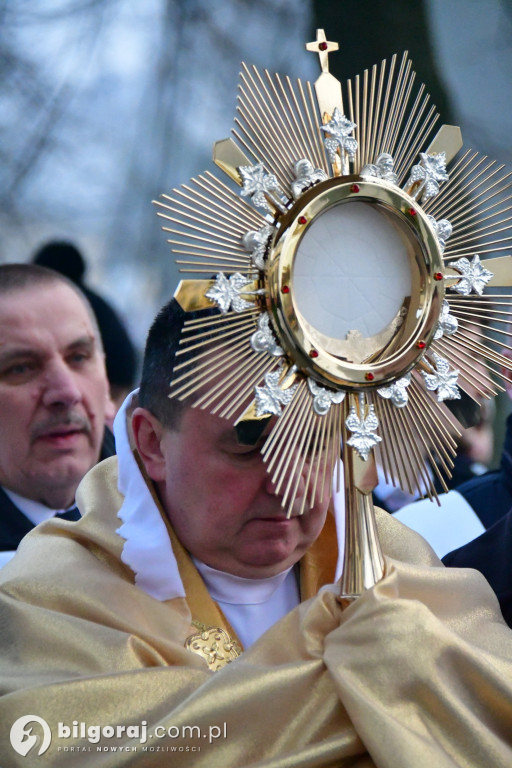 Procesja Rezurekcyjna w sanktuarium św. Marii Magdaleny w Biłgoraju