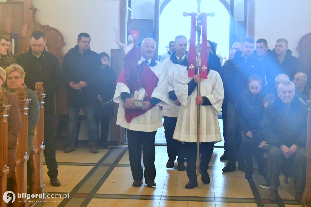 Procesja Rezurekcyjna w sanktuarium św. Marii Magdaleny w Biłgoraju