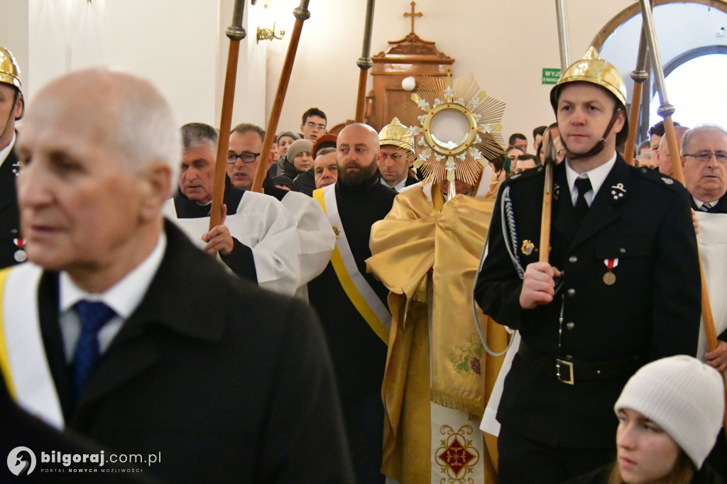 Procesja Rezurekcyjna w sanktuarium św. Marii Magdaleny w Biłgoraju