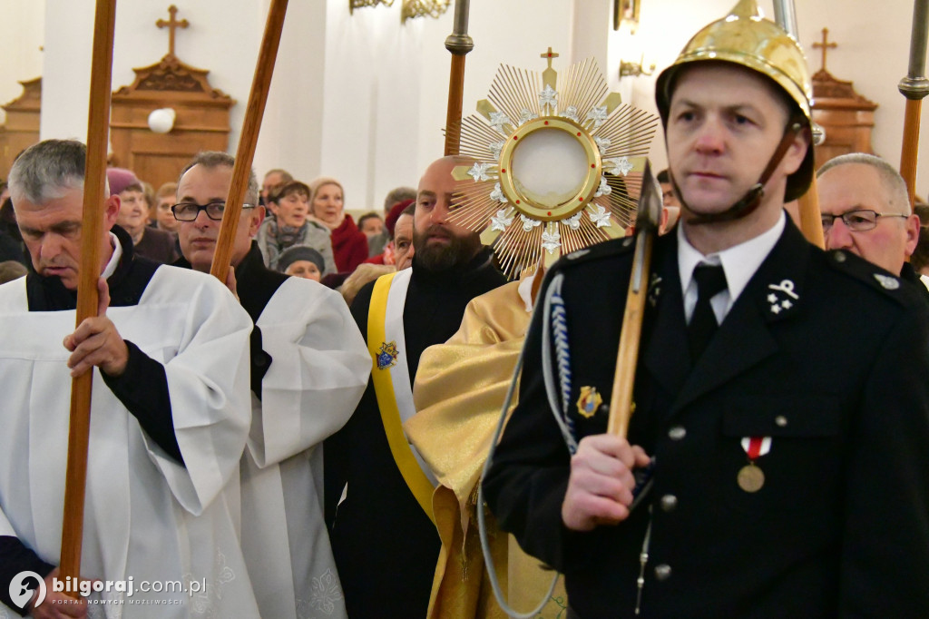 Procesja Rezurekcyjna w sanktuarium św. Marii Magdaleny w Biłgoraju