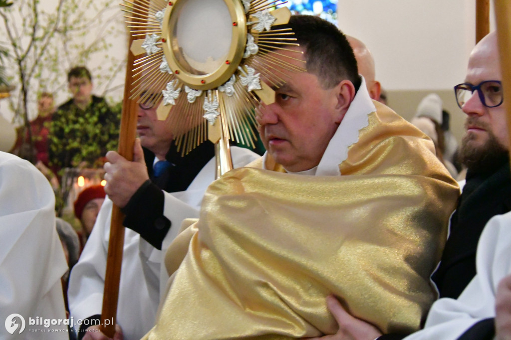 Procesja Rezurekcyjna w sanktuarium św. Marii Magdaleny w Biłgoraju