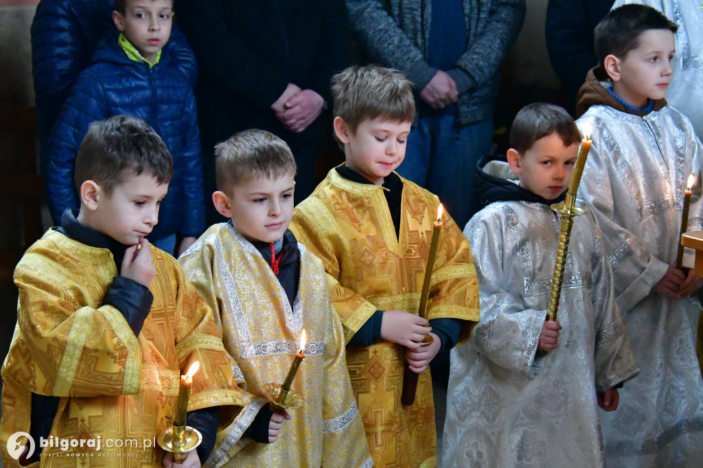 Święcenie pokarmów na stół wielkanocny w Cerkwi prawosławnej