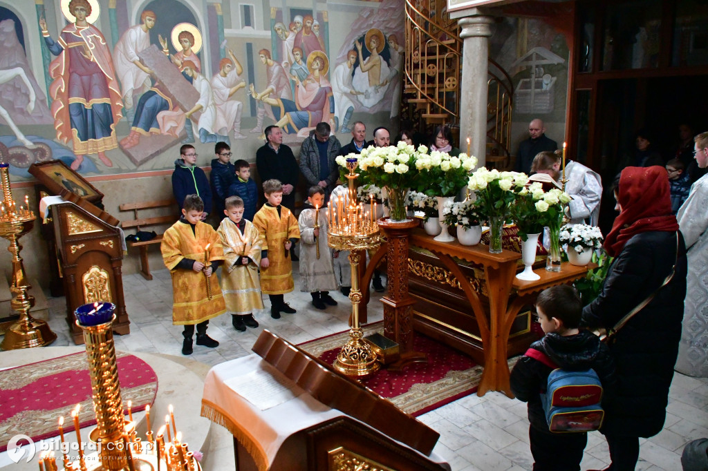 Święcenie pokarmów na stół wielkanocny w Cerkwi prawosławnej