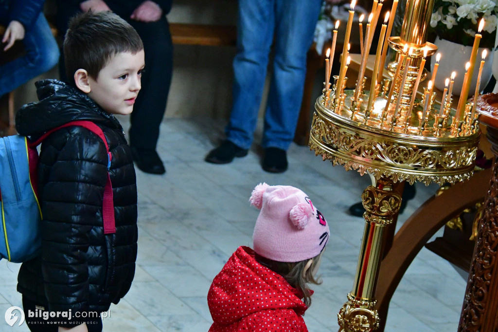 Święcenie pokarmów na stół wielkanocny w Cerkwi prawosławnej