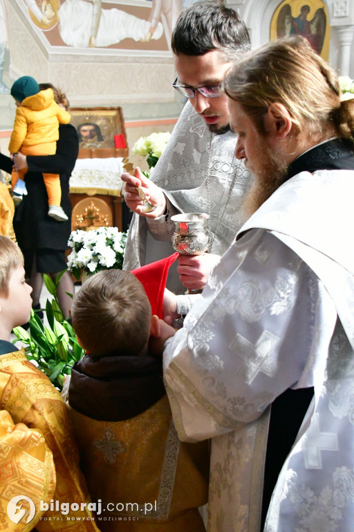 Święcenie pokarmów na stół wielkanocny w Cerkwi prawosławnej