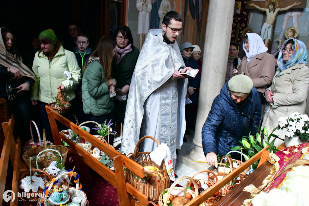 Święcenie pokarmów na stół wielkanocny w Cerkwi prawosławnej