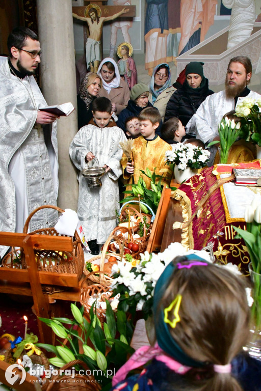 Święcenie pokarmów na stół wielkanocny w Cerkwi prawosławnej