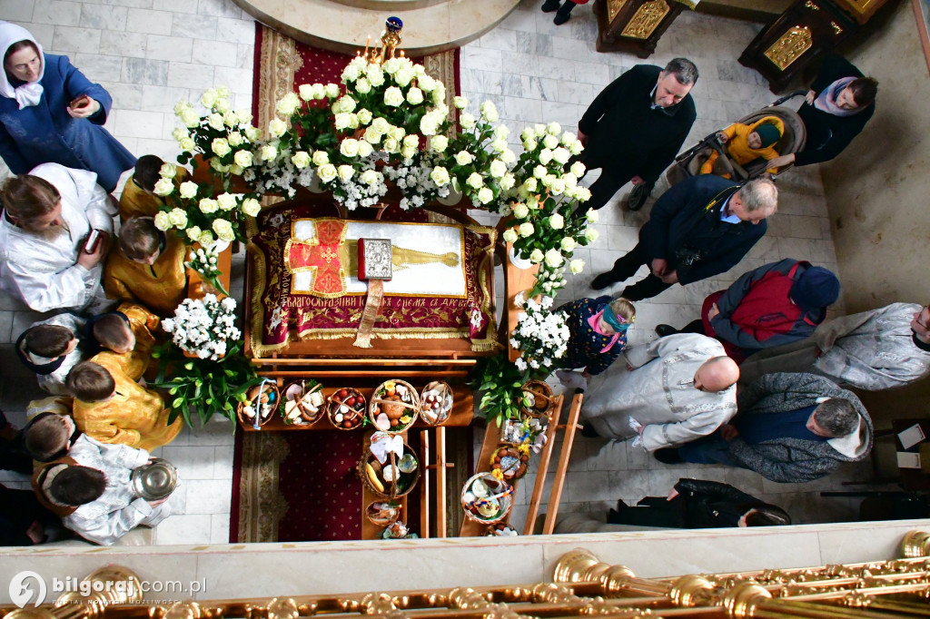 Święcenie pokarmów na stół wielkanocny w Cerkwi prawosławnej