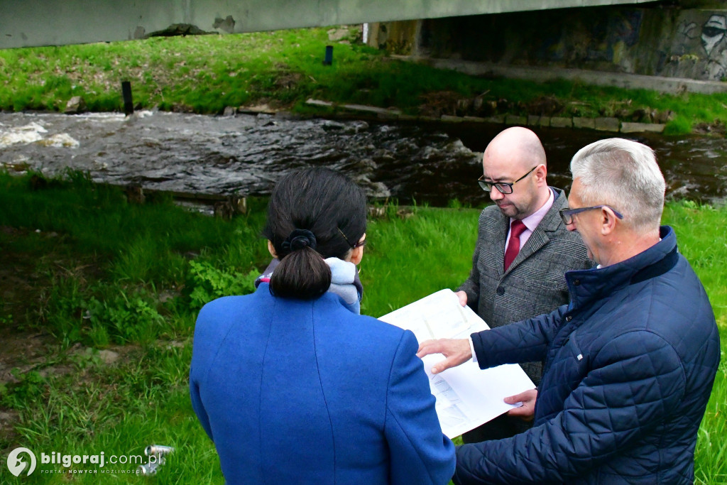 Remont mostu na ulicy Lubelskiej w Biłgoraju