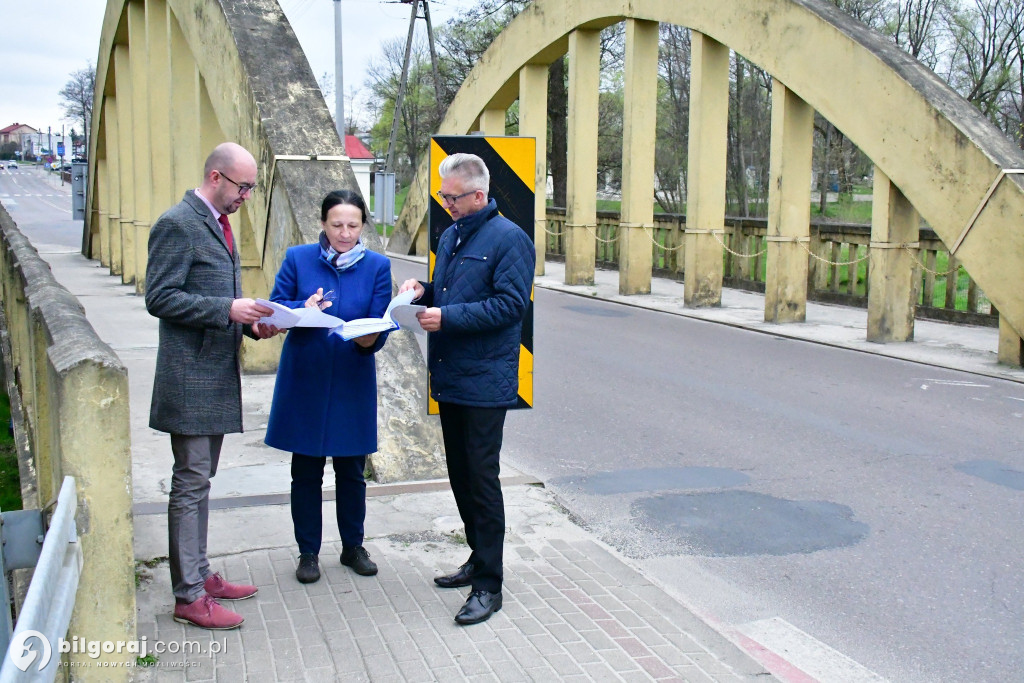 Remont mostu na ulicy Lubelskiej w Biłgoraju