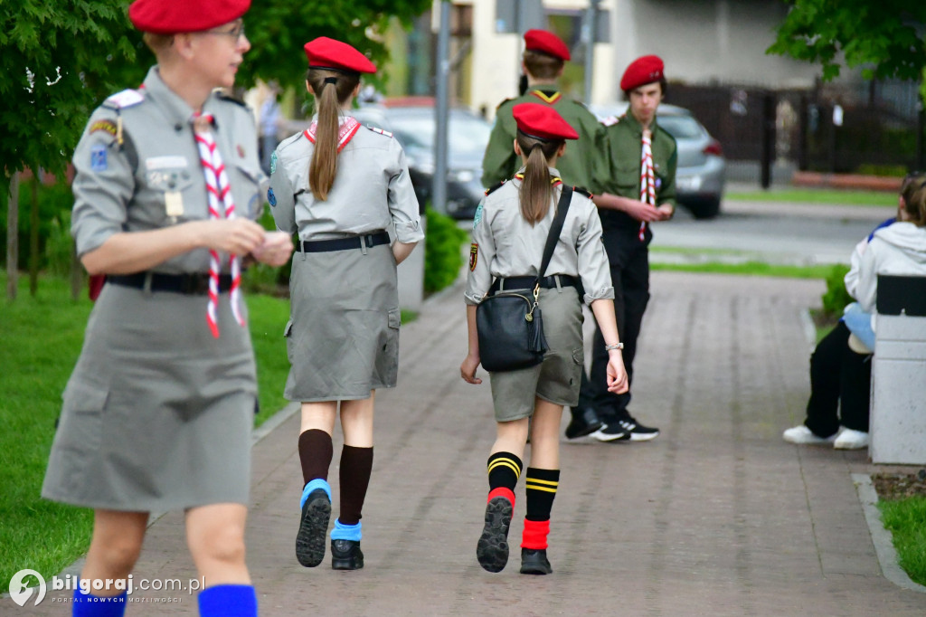 Biłgoraj. Flaga z flagą w akcji