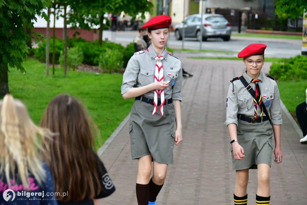 Biłgoraj. Flaga z flagą w akcji