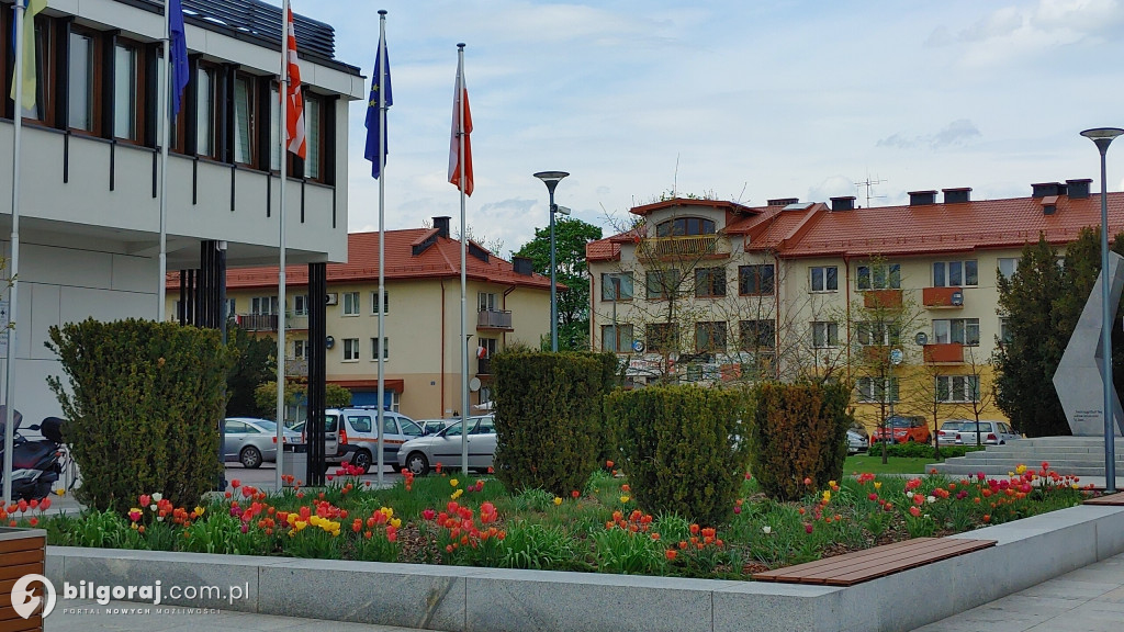 Wiosna zawitała do centrum Biłgoraja