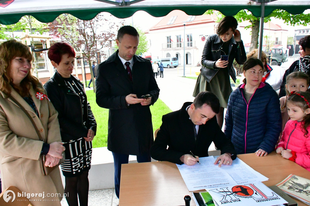 Tarnogród. Uroczyste otwarcie miejskiego rynku