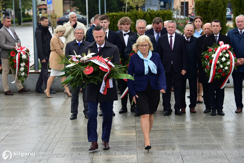 Uroczystości trzeciomajowe w Biłgoraju