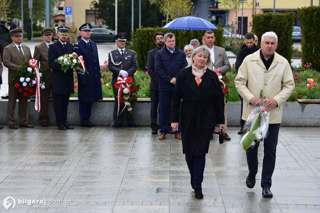 Uroczystości trzeciomajowe w Biłgoraju