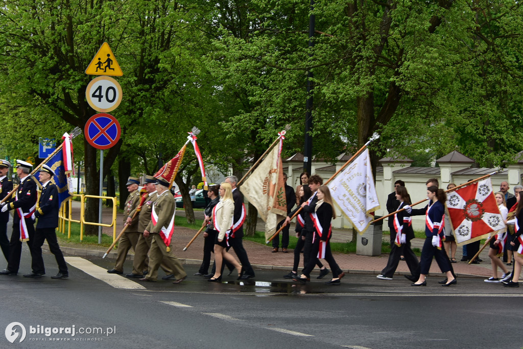 Uroczystości trzeciomajowe w Biłgoraju