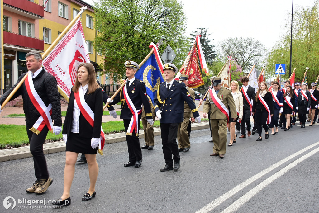 Uroczystości trzeciomajowe w Biłgoraju