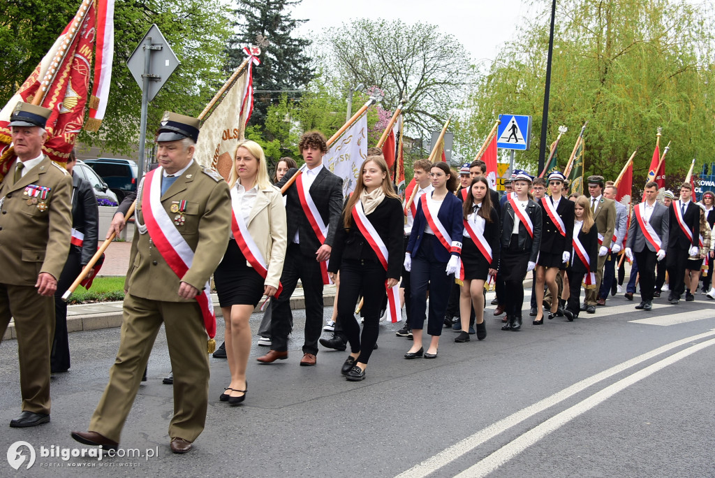 Uroczystości trzeciomajowe w Biłgoraju
