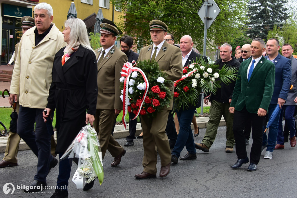 Uroczystości trzeciomajowe w Biłgoraju