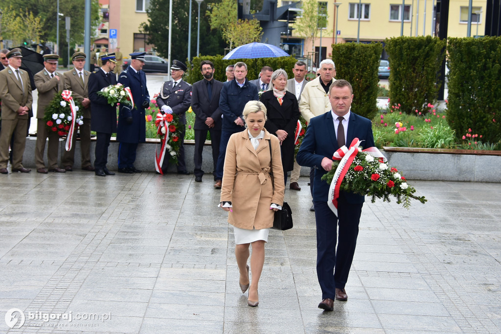Uroczystości trzeciomajowe w Biłgoraju