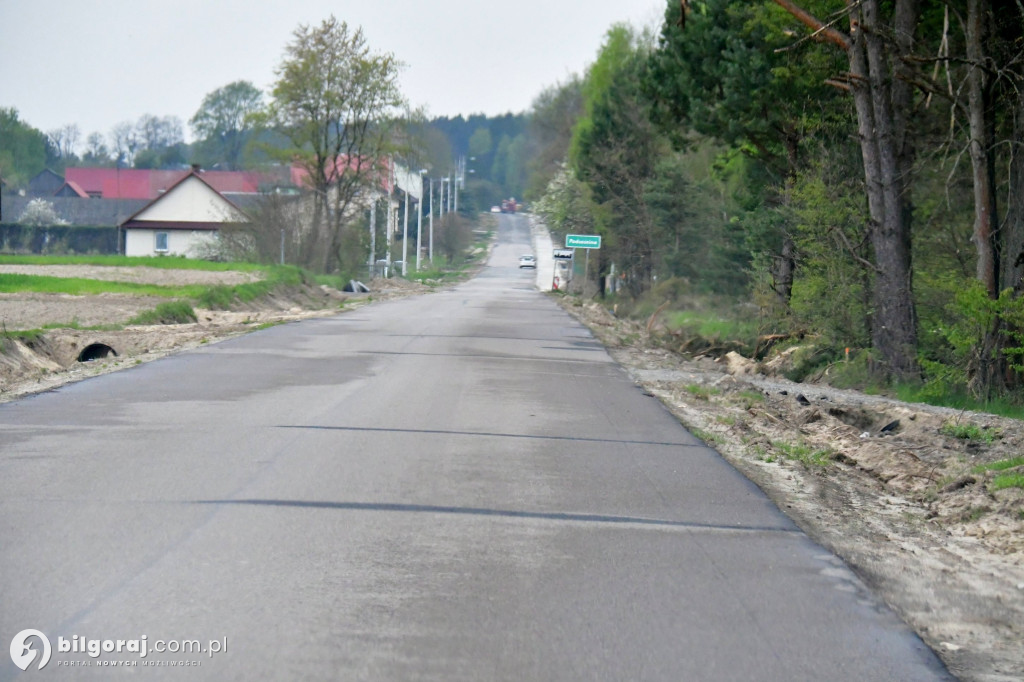 Trwa przebudowa drogi powiatowej Podsośnina Łukowska - Tarnogród