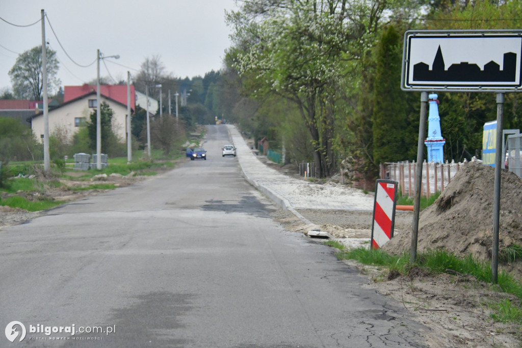 Trwa przebudowa drogi powiatowej Podsośnina Łukowska - Tarnogród