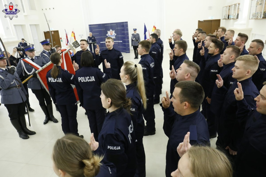Nowi funkcjonariusze w szeregach biłgorajskiej Policji