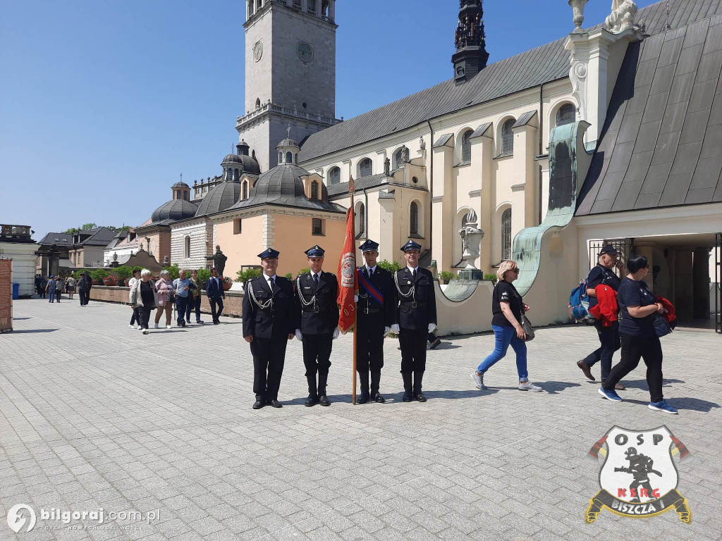 Nasi strażacy na pielgrzymce na Jasnej Górze