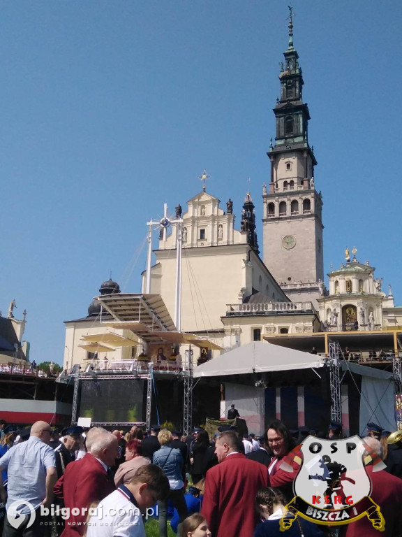 Nasi strażacy na pielgrzymce na Jasnej Górze