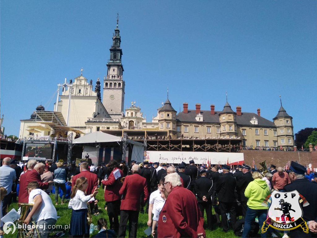 Nasi strażacy na pielgrzymce na Jasnej Górze