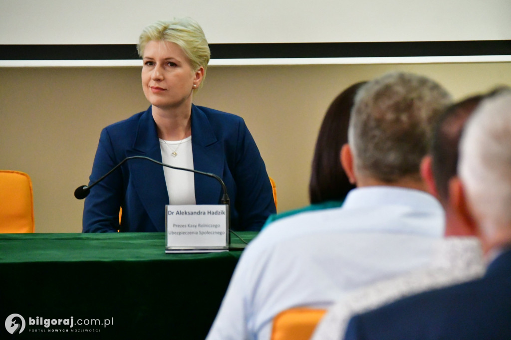 Prezes KRUS w Biłgoraju