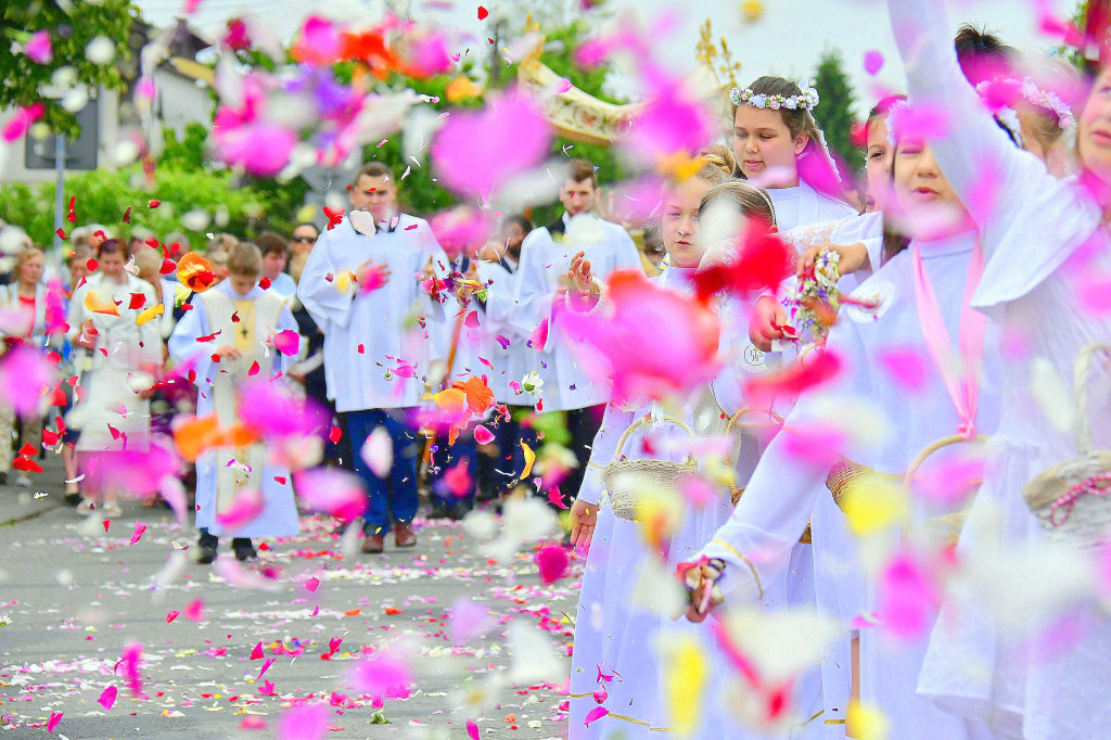 Procesje Bożego Ciała na ulicach Biłgoraja