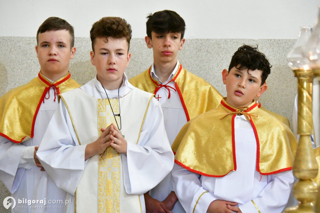 Procesje Bożego Ciała na ulicach Biłgoraja