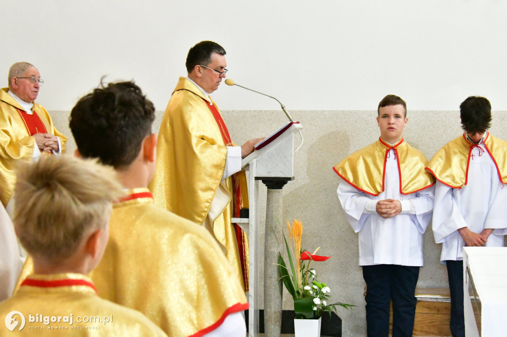 Procesje Bożego Ciała na ulicach Biłgoraja