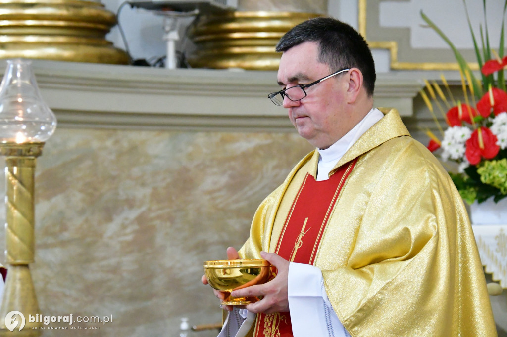 Procesje Bożego Ciała na ulicach Biłgoraja