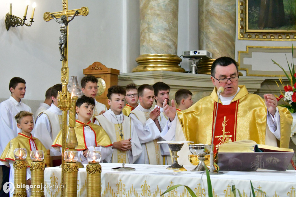 Procesje Bożego Ciała na ulicach Biłgoraja