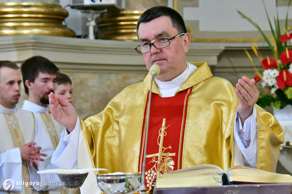 Procesje Bożego Ciała na ulicach Biłgoraja