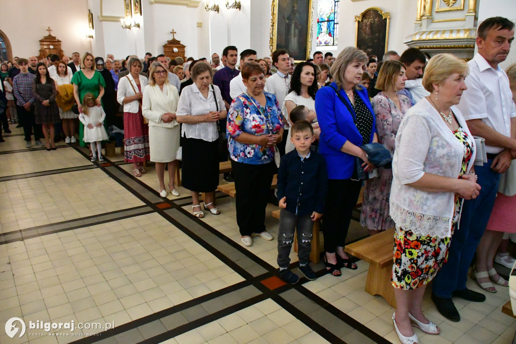 Procesje Bożego Ciała na ulicach Biłgoraja