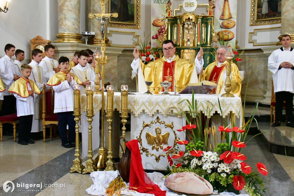 Procesje Bożego Ciała na ulicach Biłgoraja