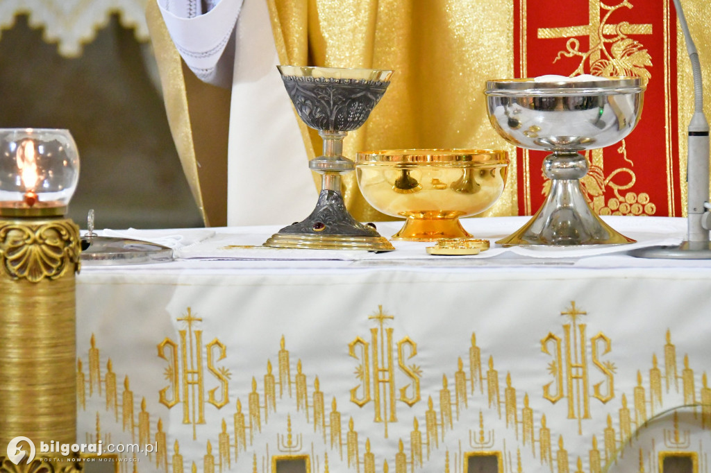 Procesje Bożego Ciała na ulicach Biłgoraja